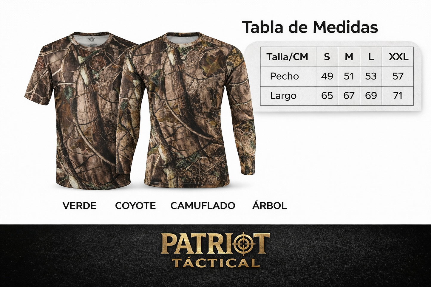 Camiseta Táctica ESDY Manga Corta de Secado Rápido con Protección UV