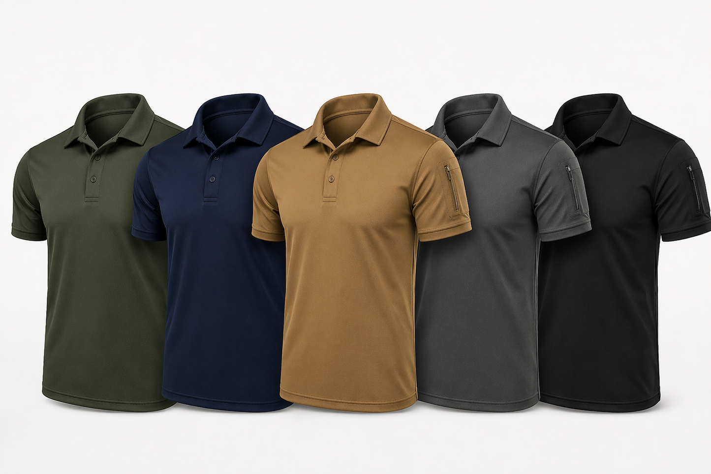 Polo Táctico Camisero – Secado Rápido + Protección UV