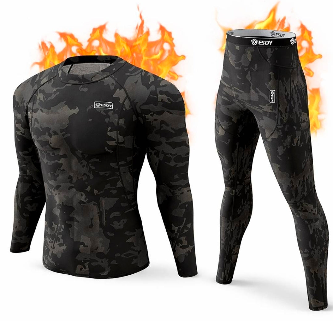 Conjunto Térmico Táctico – Primera Capa (Polo + Pantalón)