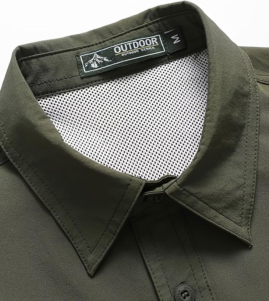 Camisa Táctica Spandex Manga Corta Multibolsillos