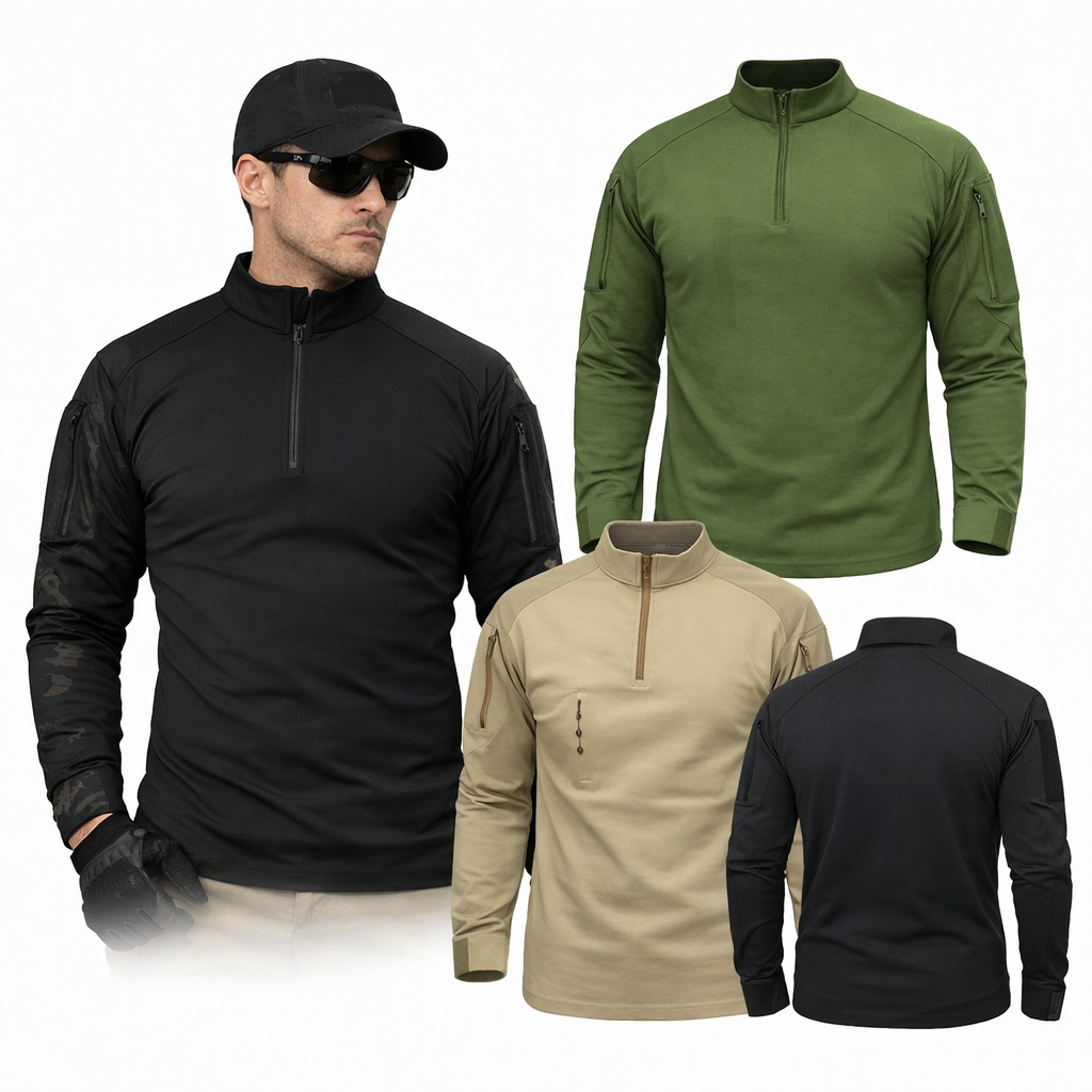Polera Táctica Militar Manga Larga