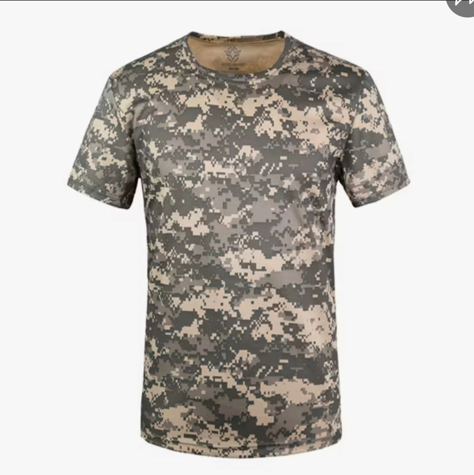 Camiseta Táctica ESDY Manga Corta de Secado Rápido con Protección UV