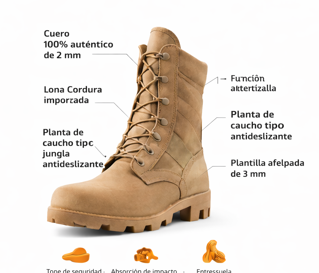 Bota Jungla 100% Cuero