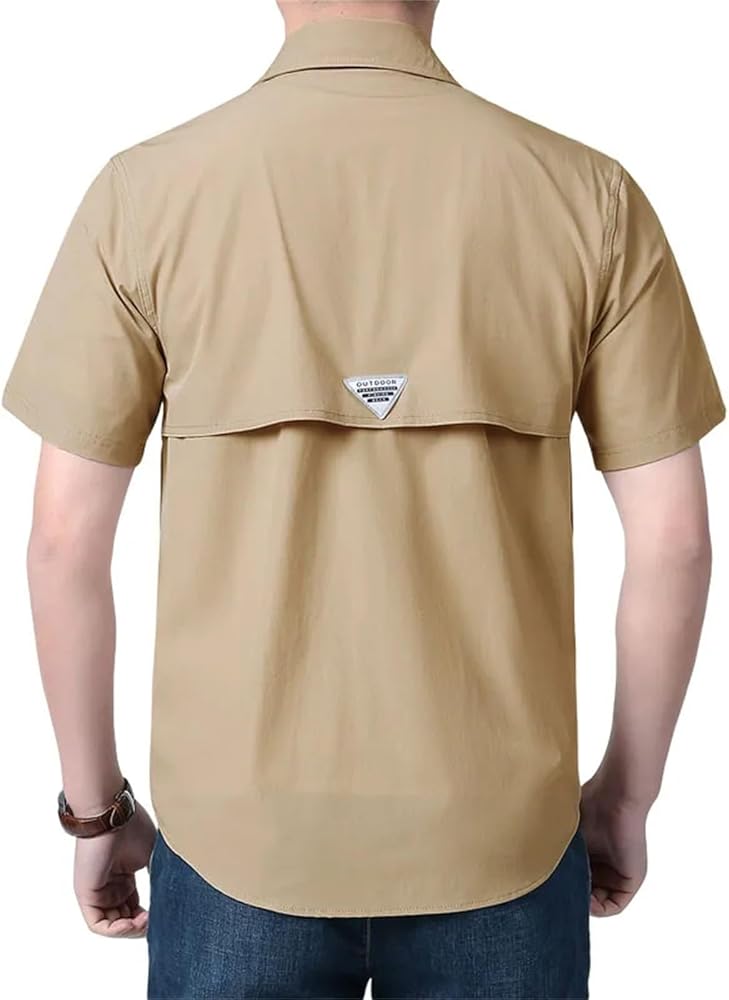 Camisa Táctica Spandex Manga Corta Multibolsillos