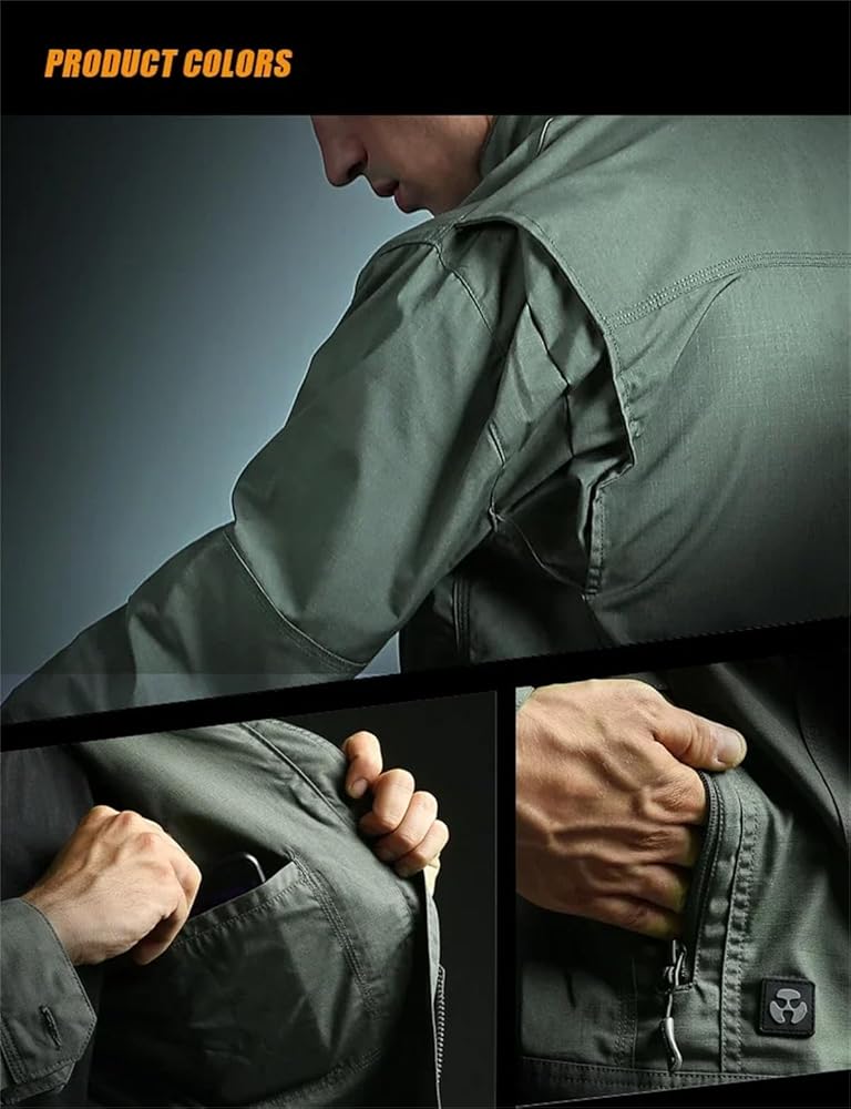 Casaca Ripstop Táctica Militar