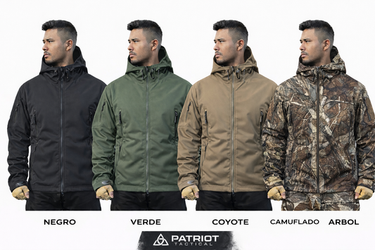 Casaca Táctica Piel de Tiburón Camuflada