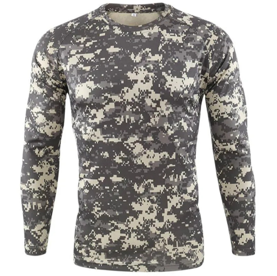 Camiseta ESDY Manga Larga Táctica – Secado Rápido y Protección UV