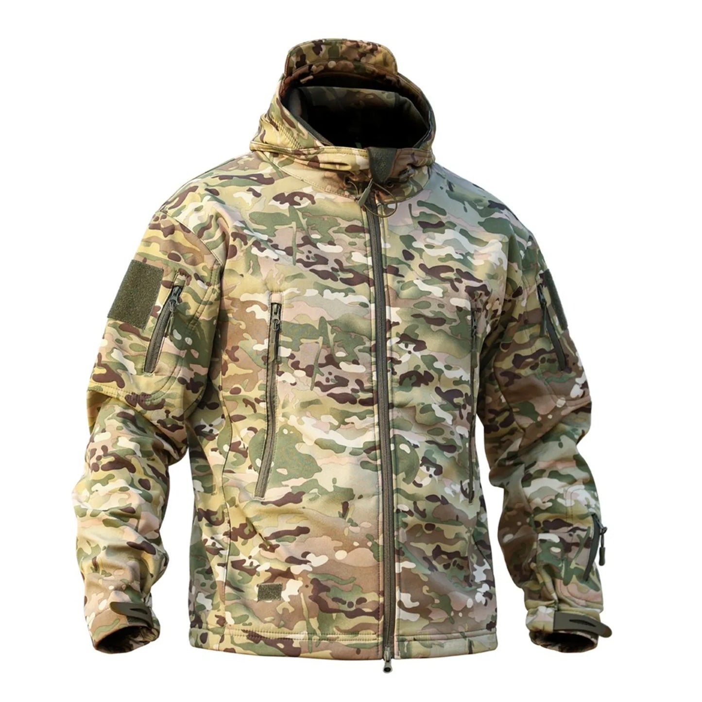 Casaca Táctica Piel de Tiburón Camuflada