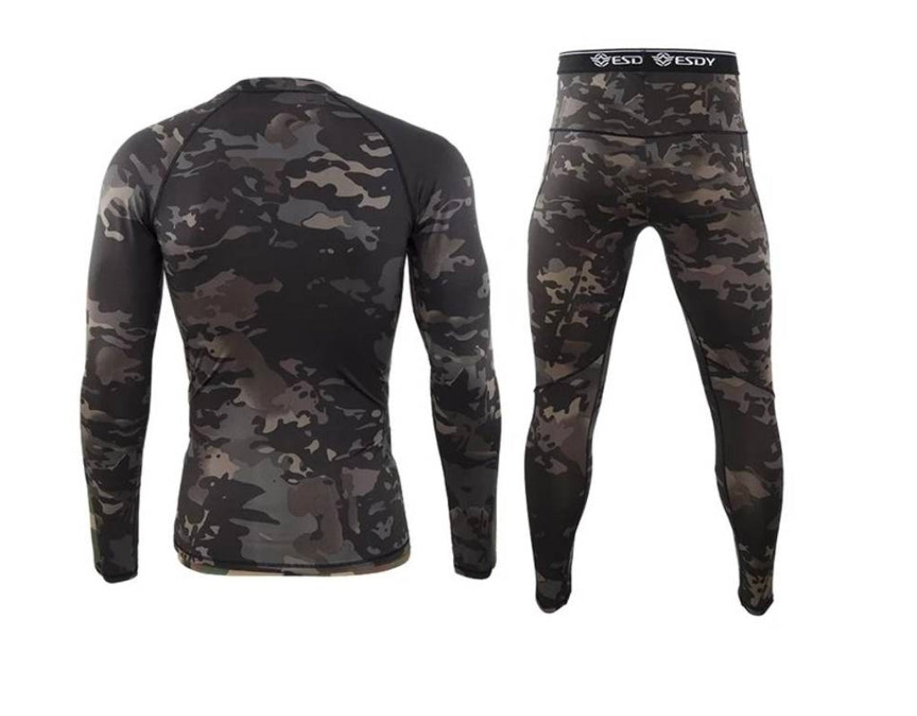 Conjunto Térmico Táctico – Primera Capa (Polo + Pantalón)