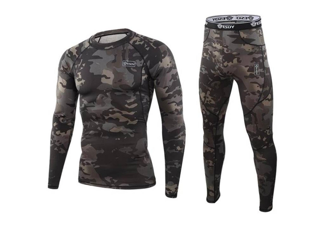 Conjunto Térmico Táctico – Primera Capa (Polo + Pantalón)