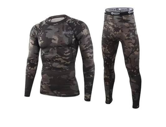 Conjunto Térmico Táctico – Primera Capa (Polo + Pantalón)